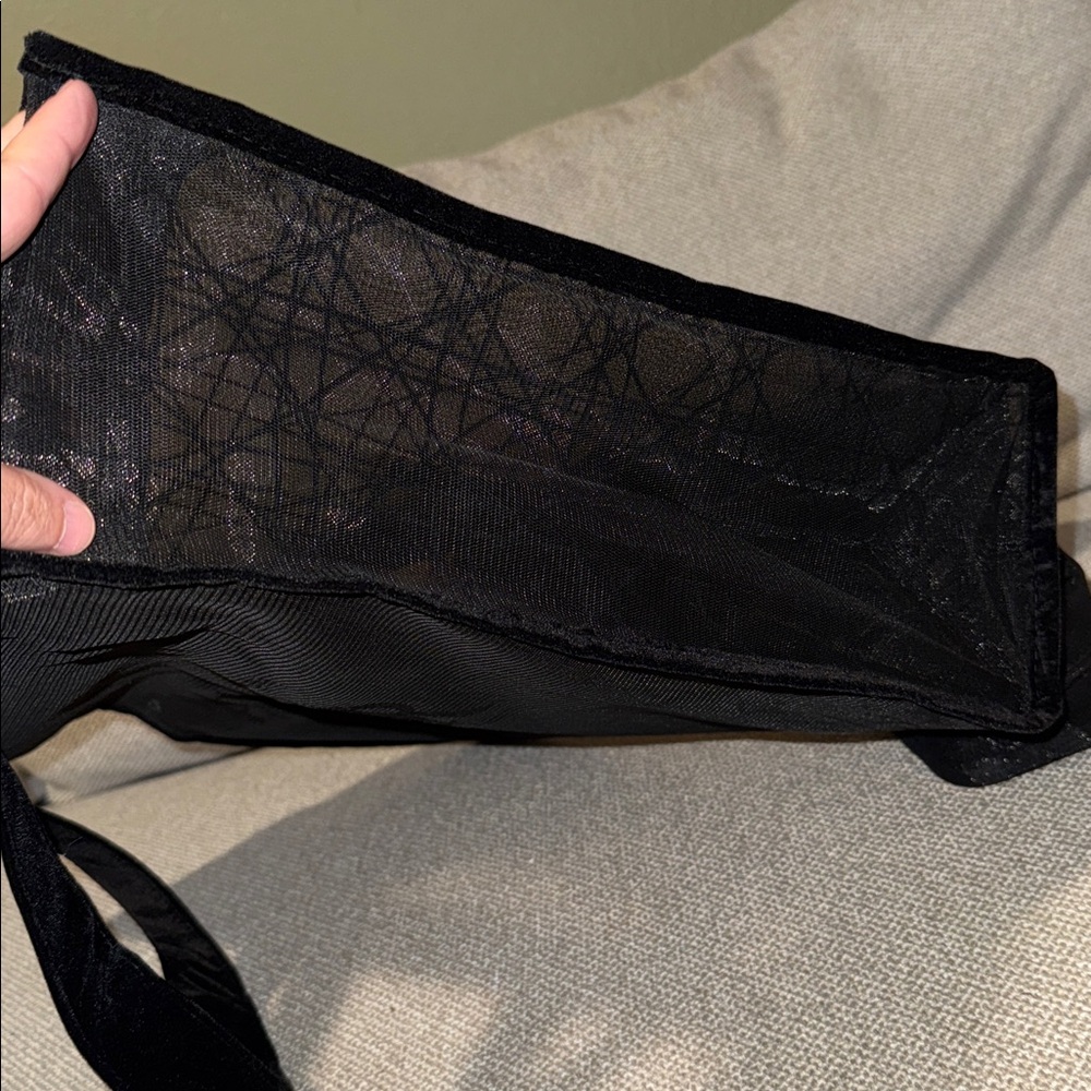 Dior Beauty Black Mesh Tote with Pouch NEW - Picture 3 of 8